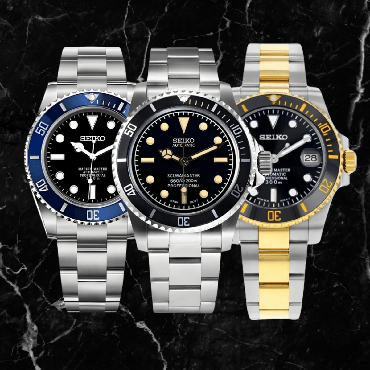 Seiko SubMariner Mods