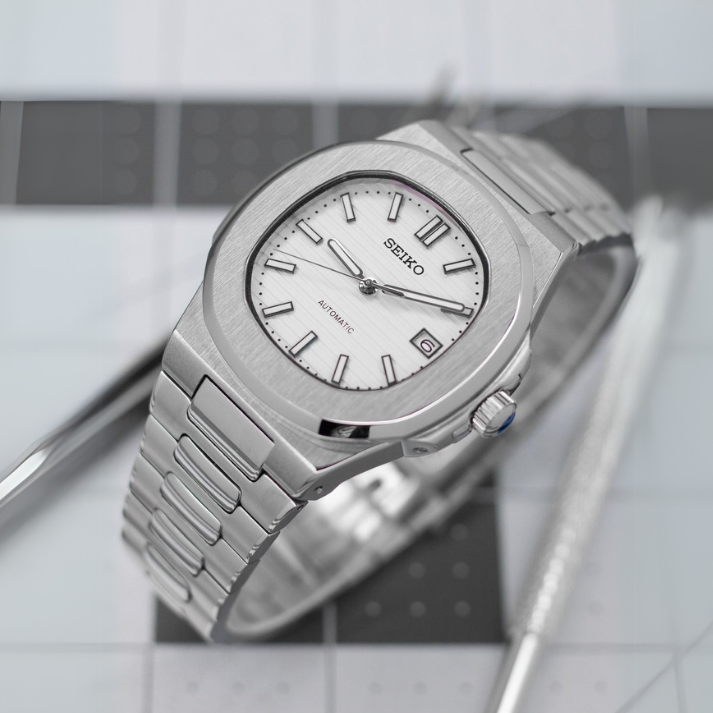 Nautiko Classic White- Nh35 Seiko Automatic Watch