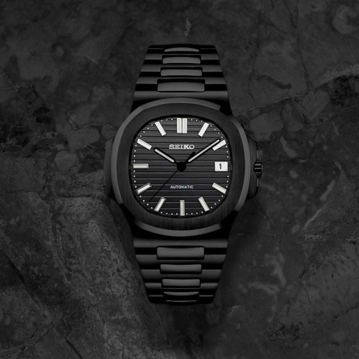 Nautiko Triple Black - Nh35 Seiko Automatic Watch