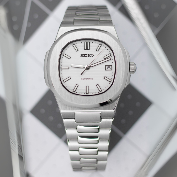 Nautiko Classic White- Nh35 Seiko Automatic Watch