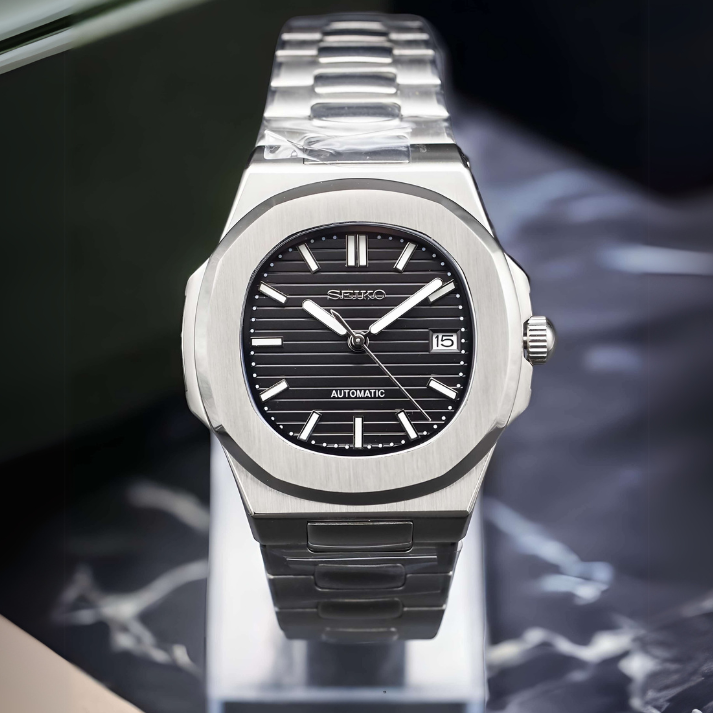 Nautiko Classic Black- Nh35 Seiko Automatic Watch