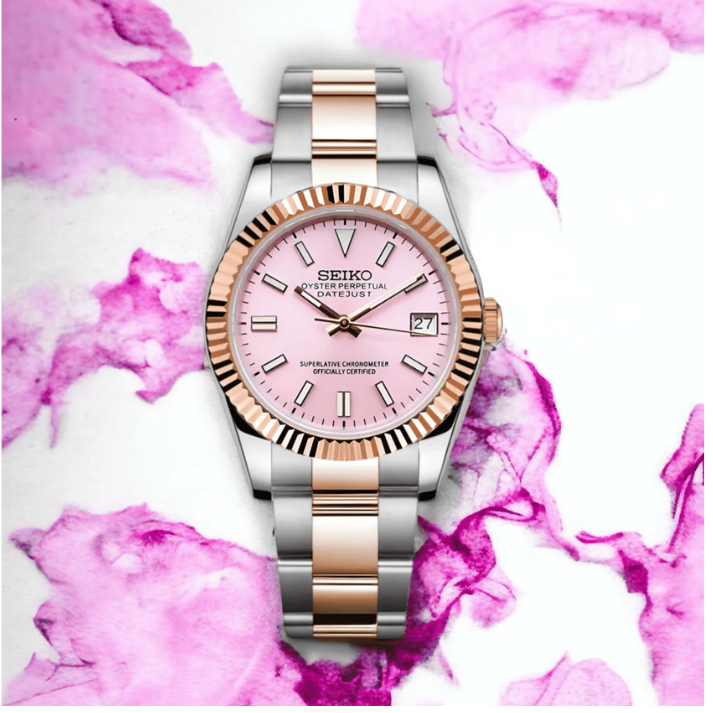 SeikoJust - Two Tone Pink Campagne