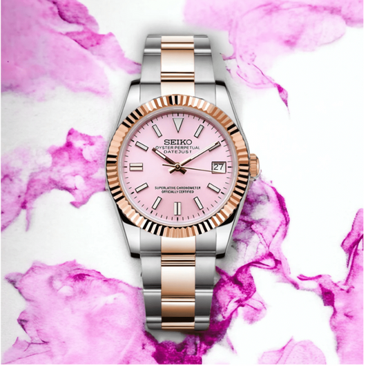 SeikoJust - Two Tone Pink Campagne