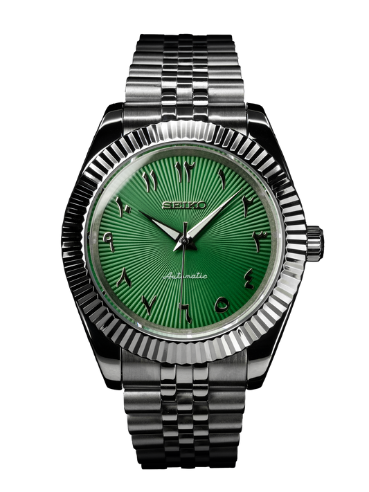 Seikojust-Hulk Green Arab Dial