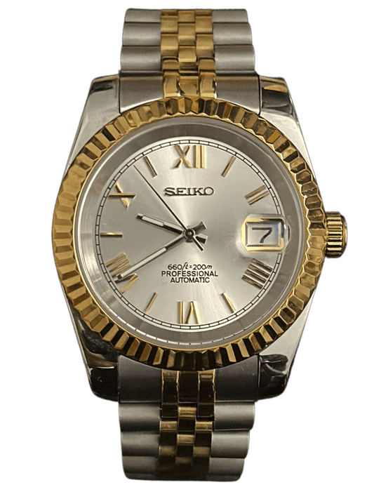 Seikojust- Two Tone Gold Roman Dial