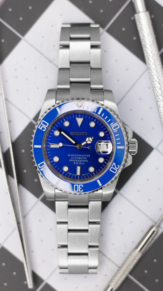 Seiko Mod Submariner Surf Blue Mod