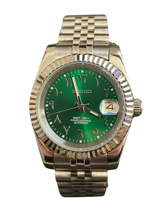 SeikoJust - Royal Green Arabic Dial